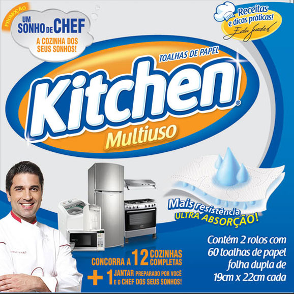 Edu Guedes na campanha Kitchen